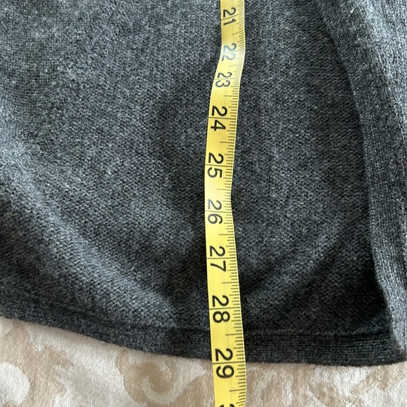 Joie Grey Cashmere/Wool Clementine Cardigan Sweater w Dolman Long Sleeves - Picture 14 of 15